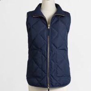 J Crew Navy factory vest